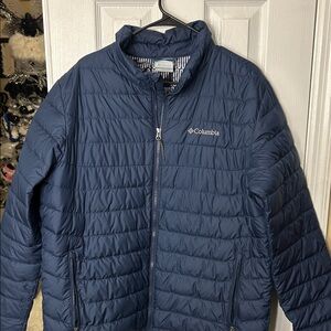 Columbia Navy Quilted power lite 2 Jacket